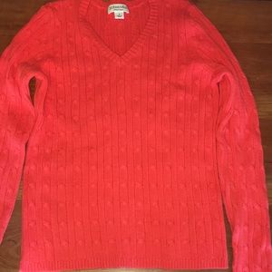 St John’s Bay sweater. Really cute and comfortable